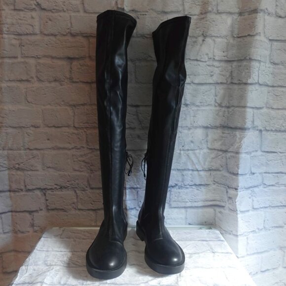 Zara Stretch over the knee Boots - Picture 2 of 9